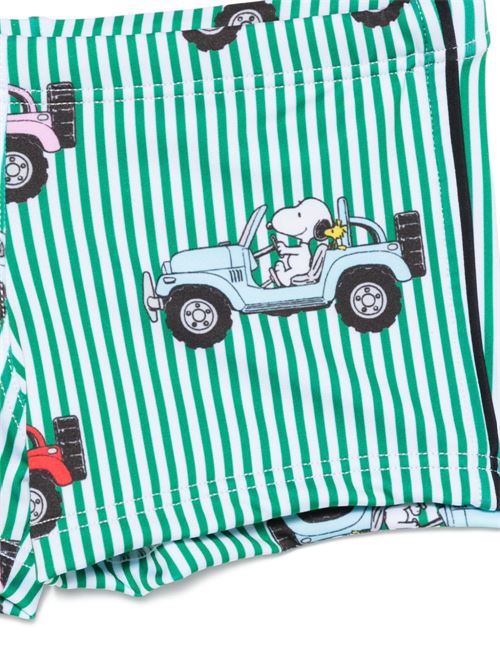 Boxer mare bambino MC2 Saint Barth verde con stampa MC2 SAINT BARTH Kids | TOBAGO LUC02667L